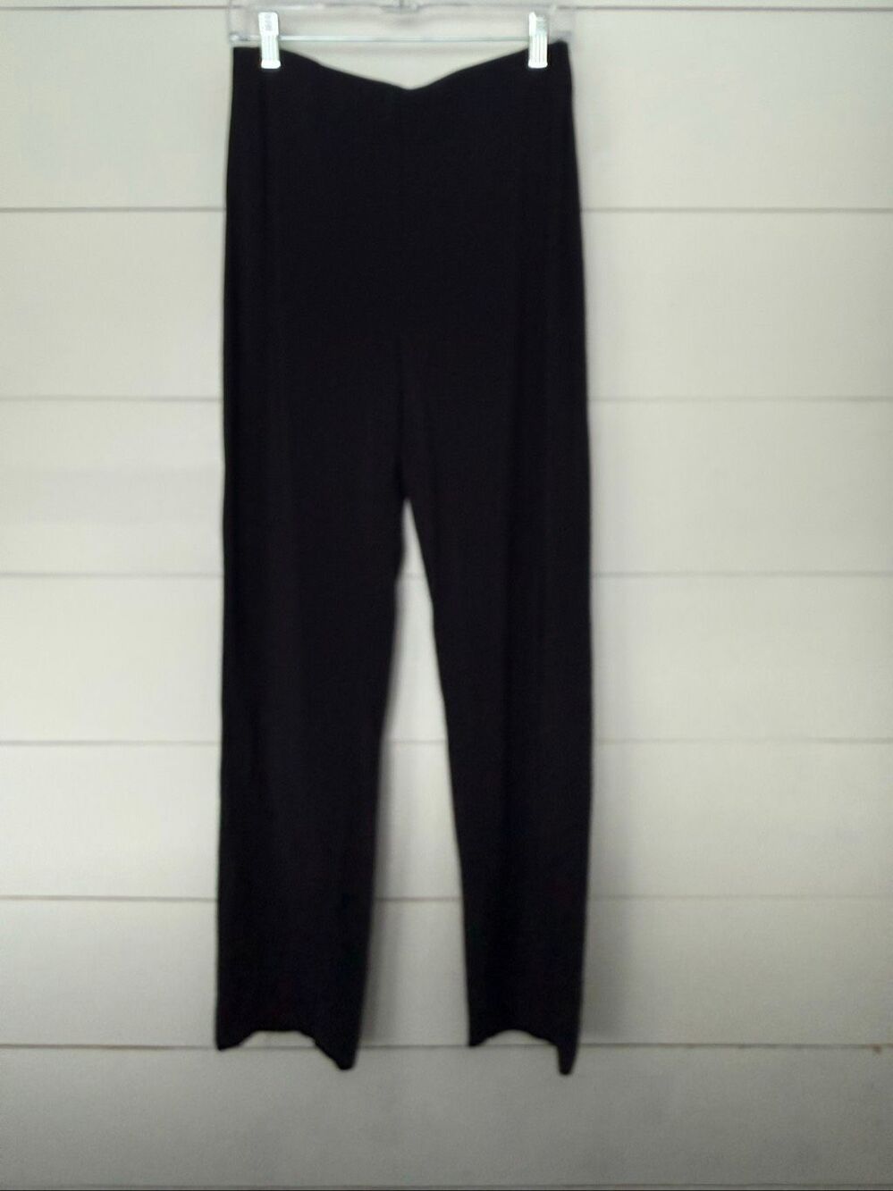 Boston Proper Women’s Medium Flare Black Pull on Pants Stretchy